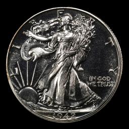 1942 Proof Walking Liberty Half Dollar Near Top Pop! 50c pr68 SEGS