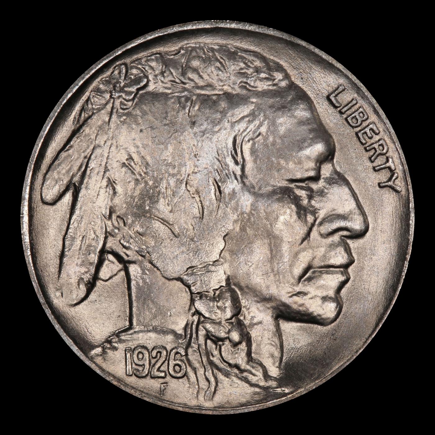 1926-p Buffalo Nickel 5c ms66+ SEGS