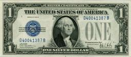 1928B $1 Blue Seal Silver Certificate "Funnyback" Grades Select CU