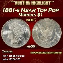 1881-s Morgan Dollar Near Top Pop $1 ms68+ SEGS