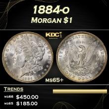 1884-o Morgan Dollar $1 Grades ms65+