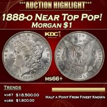 1888-o Morgan Dollar Near Top Pop! $1 ms66+ SEGS