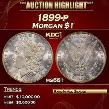 1899-p Morgan Dollar $1 ms66+ SEGS