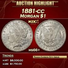 1881-cc Morgan Dollar $1 ms66+ SEGS