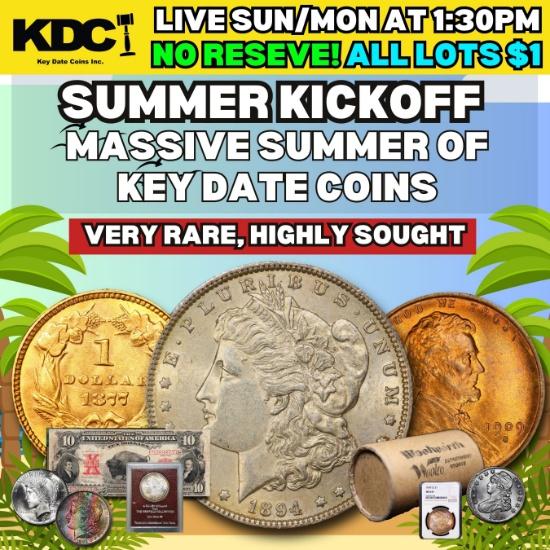 MASSIVE Summer Kickoff! Rare Coin Auction 23MA