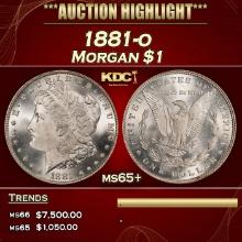 1881-o Morgan Dollar $1 ms65+ SEGS