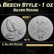 2023 Germania Beech Style - 1 oz Silver Round Round
