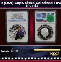 NGC 2015-p Star Trek Deep Space 9 (DS9) Capt. Sisko Colorized Tuvalu Silver $1 Coin Proof Early Rele