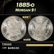 1885-o Morgan Dollar $1 Grades ms66