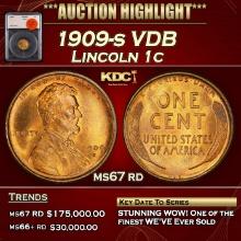 *Highlight* 1909-s VDB Lincoln Cent 1c ms67 rd SEGS (fc)
