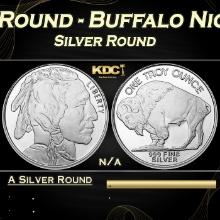 1 oz Silver Round - Buffalo Nickle Style Round
