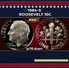 1984-s Proof Roosevelt Dime 10c pr70 dcam SEGS