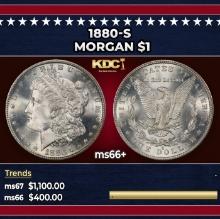 1880-s Morgan Dollar $1 ms66+ SEGS