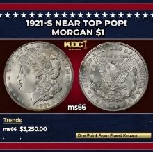 1921-s Morgan Dollar Near Top Pop! $1 ms66 SEGS