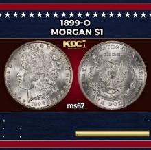 1899-o Morgan Dollar $1 Grades ms62