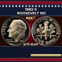 1982-s Proof Roosevelt Dime 10c pr70 dcam SEGS