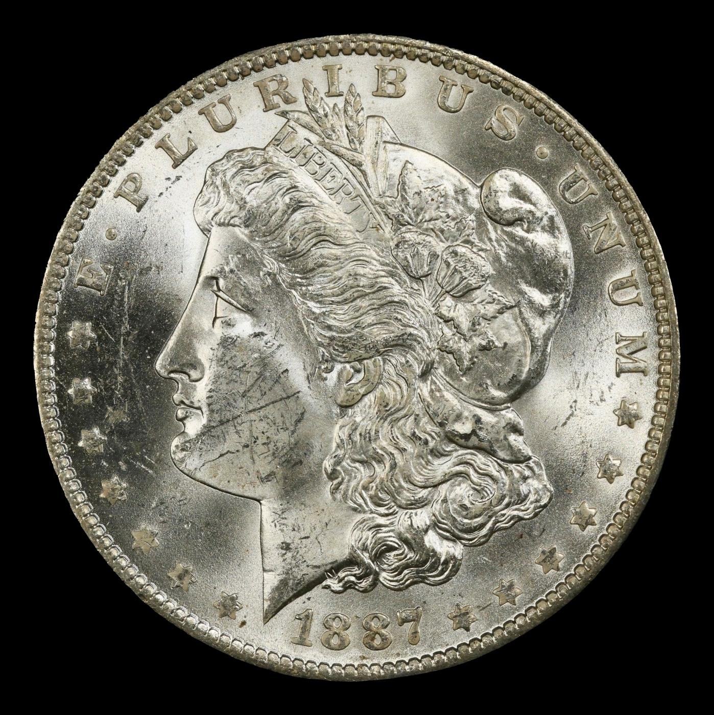 1887-o Morgan Dollar $1 ms64+ SEGS