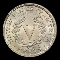1889 Liberty Nickel TOP POP! 5c ms67+ SEGS