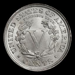 1908 Liberty Nickel Near Top Pop 5c ms66+ SEGS