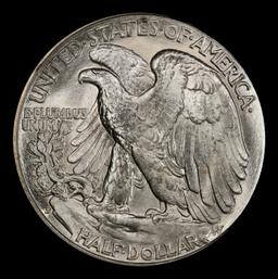 1935-d Walking Liberty Half Dollar 50c ms65 SEGS