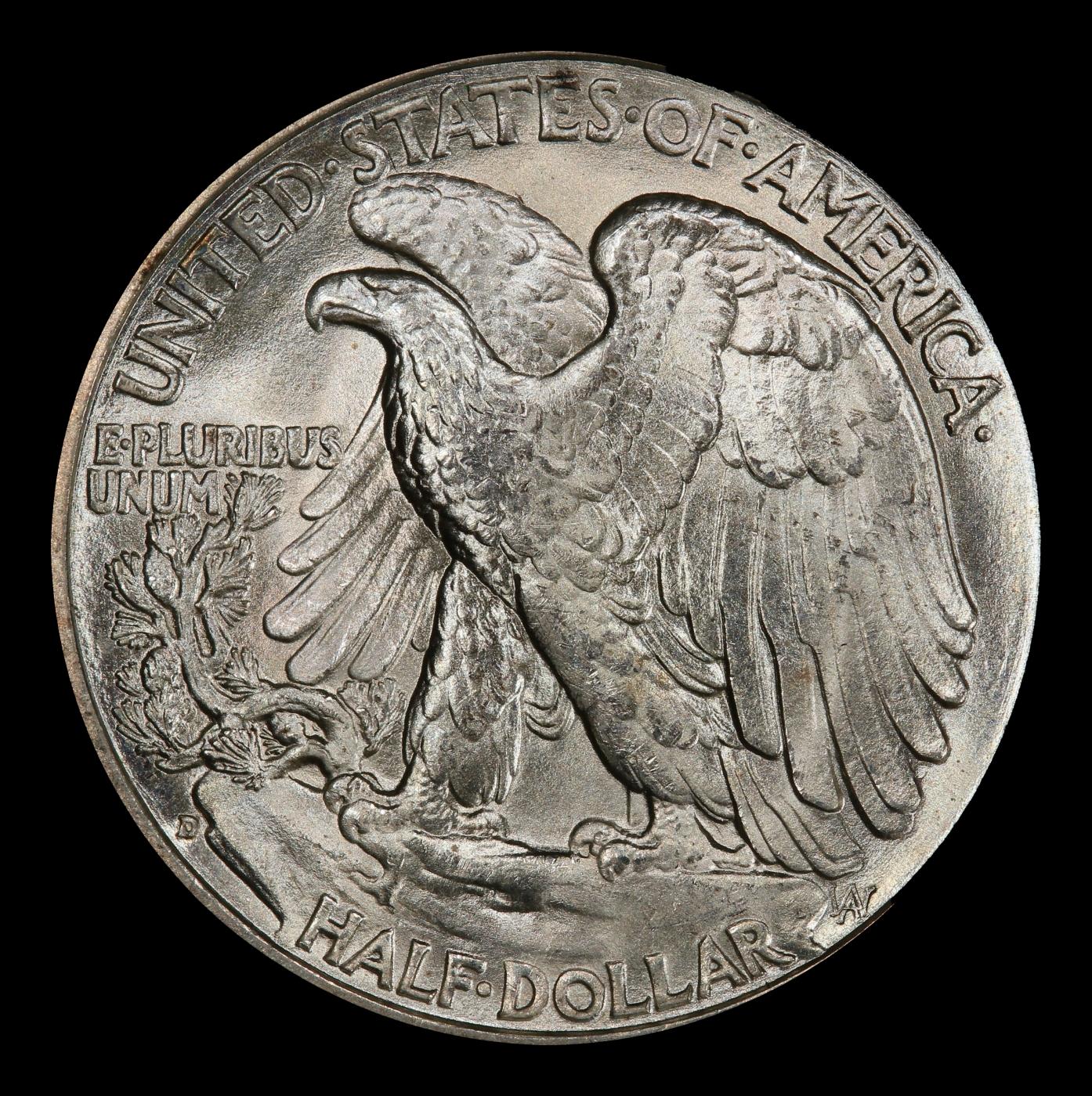 1935-d Walking Liberty Half Dollar 50c ms65 SEGS