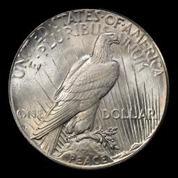 1924-s Peace Dollar Near Top Pop $1 ms65 SEGS
