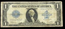 1923 $1 large size Silver Certificate Grades vf+ Signatures Speelman/White