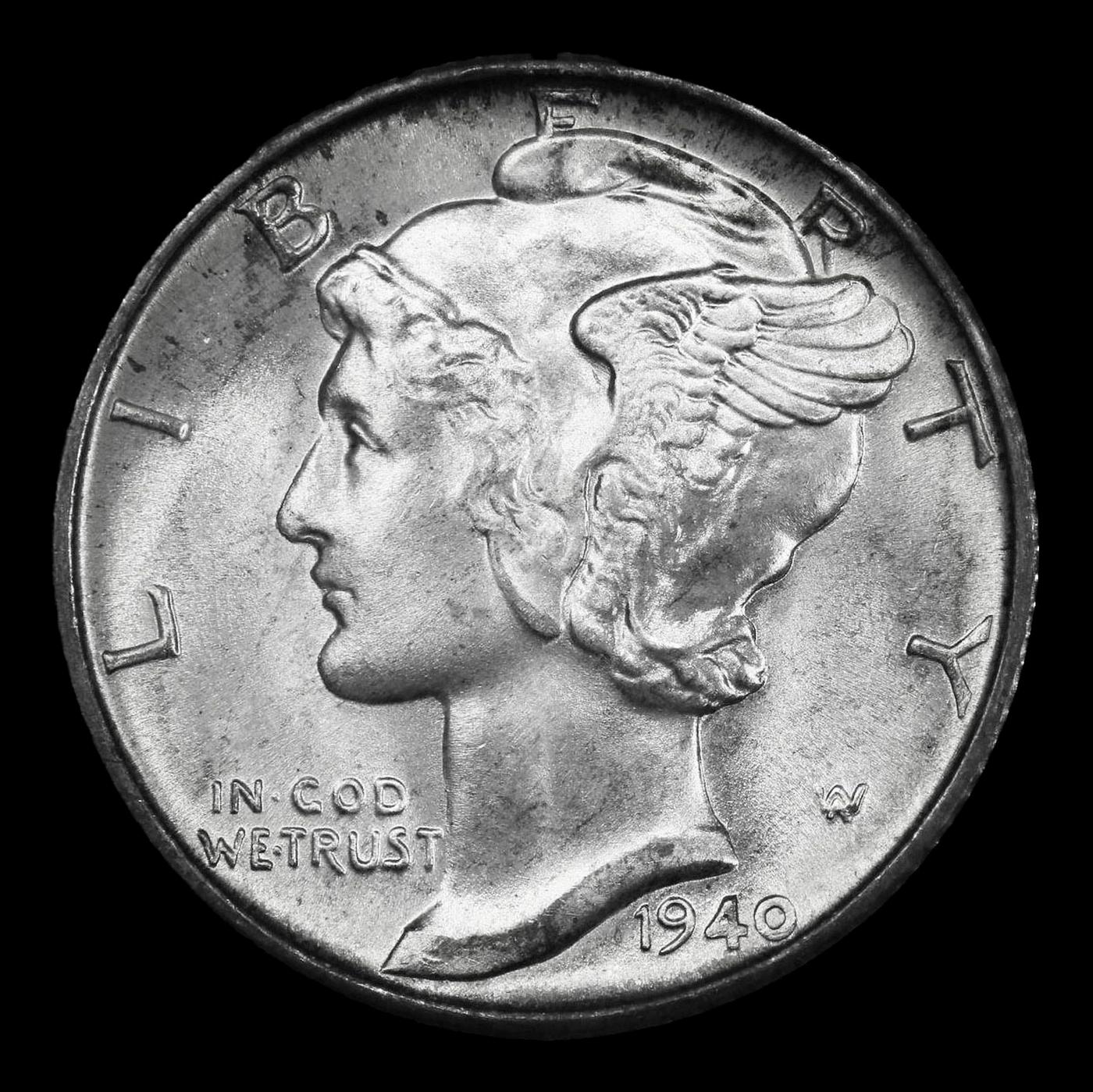 1940-d Mercury Dime TOP POP! 10c ms68 SEGS