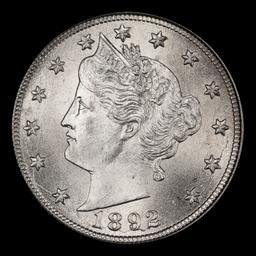 1892 Liberty Nickel TOP POP! 5c ms67 SEGS