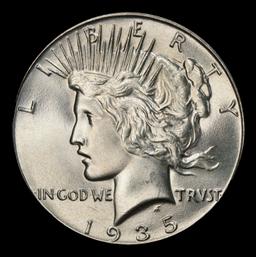 1935-p Peace Dollar TOP POP! $1 ms67 SEGS
