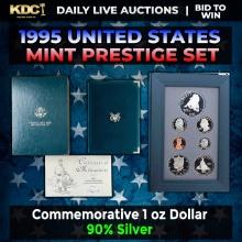 1995 United States Mint Prestige Proof Set With Box & COA