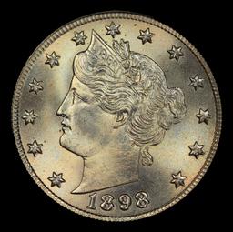 1898 Liberty Nickel TOP POP! 5c ms67 SEGS