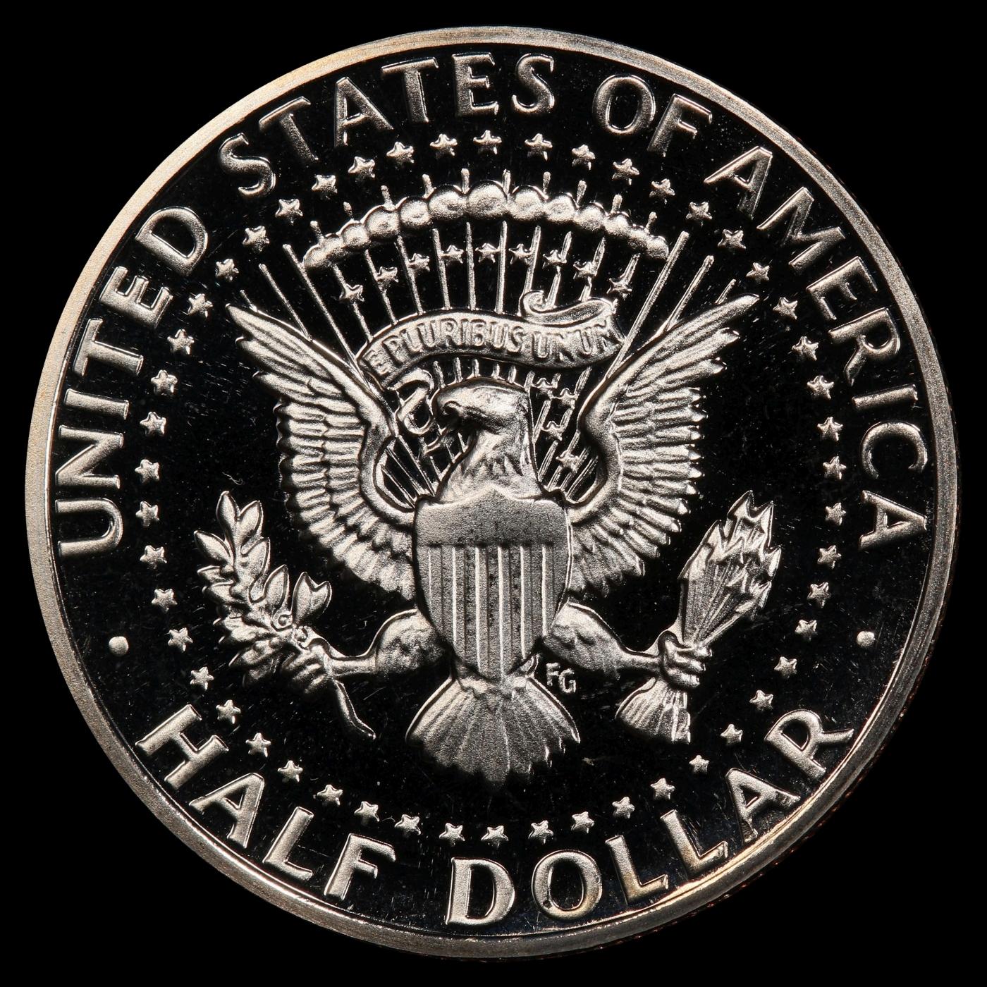 1971-s Proof Kennedy Half Dollar 50c pr69 dcam SEGS