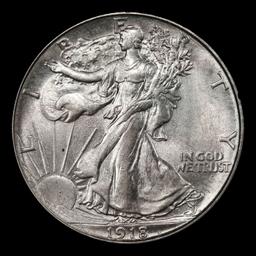 1918-s Walking Liberty Half Dollar 50c ms63 USCG