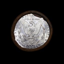 Full solid date 1884-o Uncirculated Morgan silver dollar roll, 20 coins
