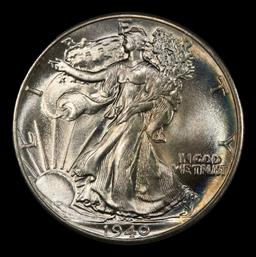 1940-p Walking Liberty Half Dollar TOP POP! 50c ms68+ SEGS