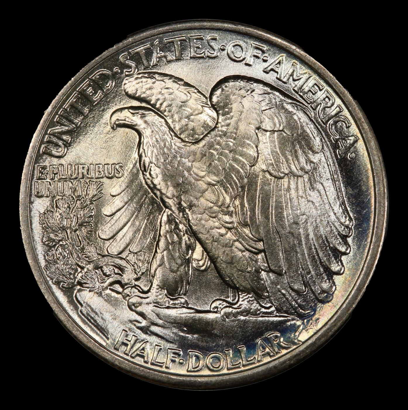 1940-p Walking Liberty Half Dollar TOP POP! 50c ms68+ SEGS