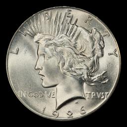 1926-p Peace Dollar $1 Grades ms65