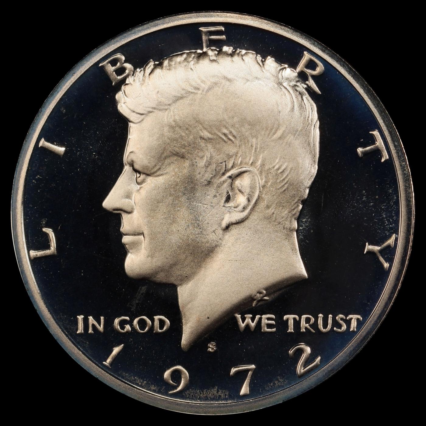1972-s Proof Kennedy Half Dollar 50c pr69 dcam SEGS