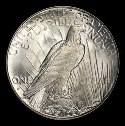 1927-s Peace Dollar Near Top Pop $1 ms65 SEGS