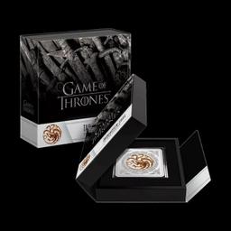 2022 Game OF Thrones Targaryen Sigil 1 oz .999 Silver Proof Medallion Other Toy