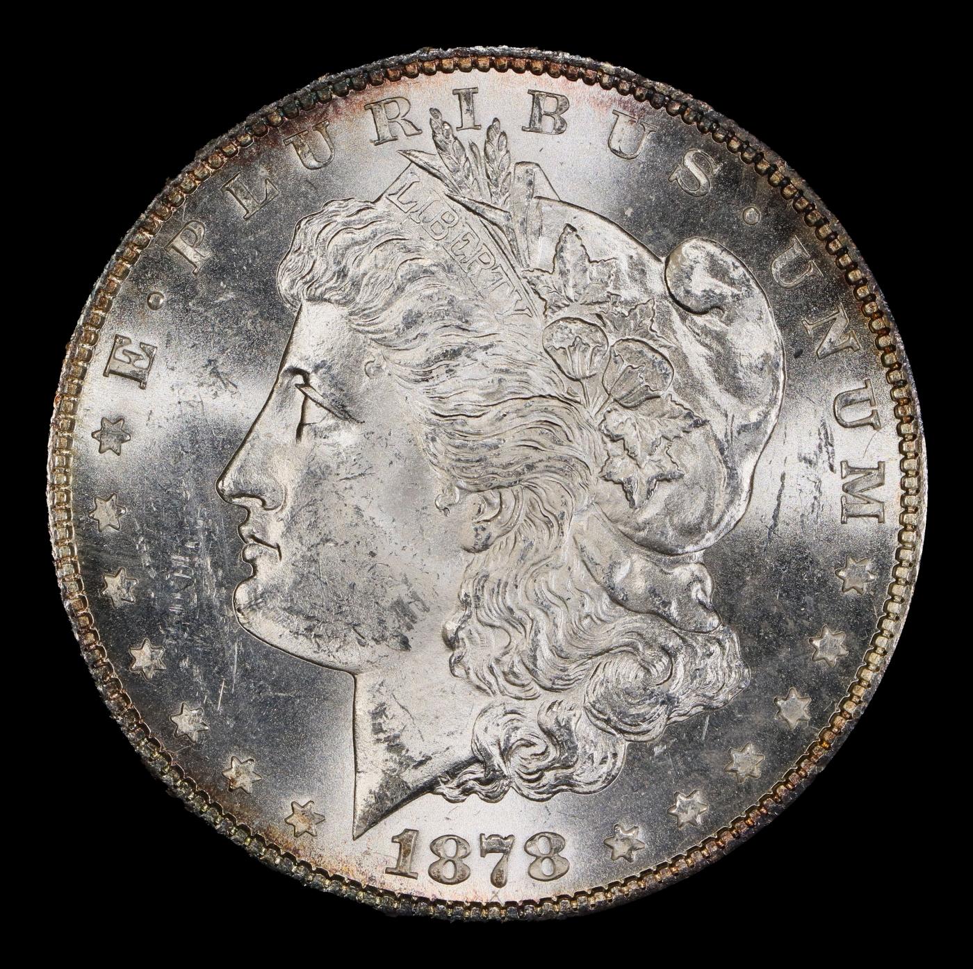 1878-s Morgan Dollar $1 Grades ms62