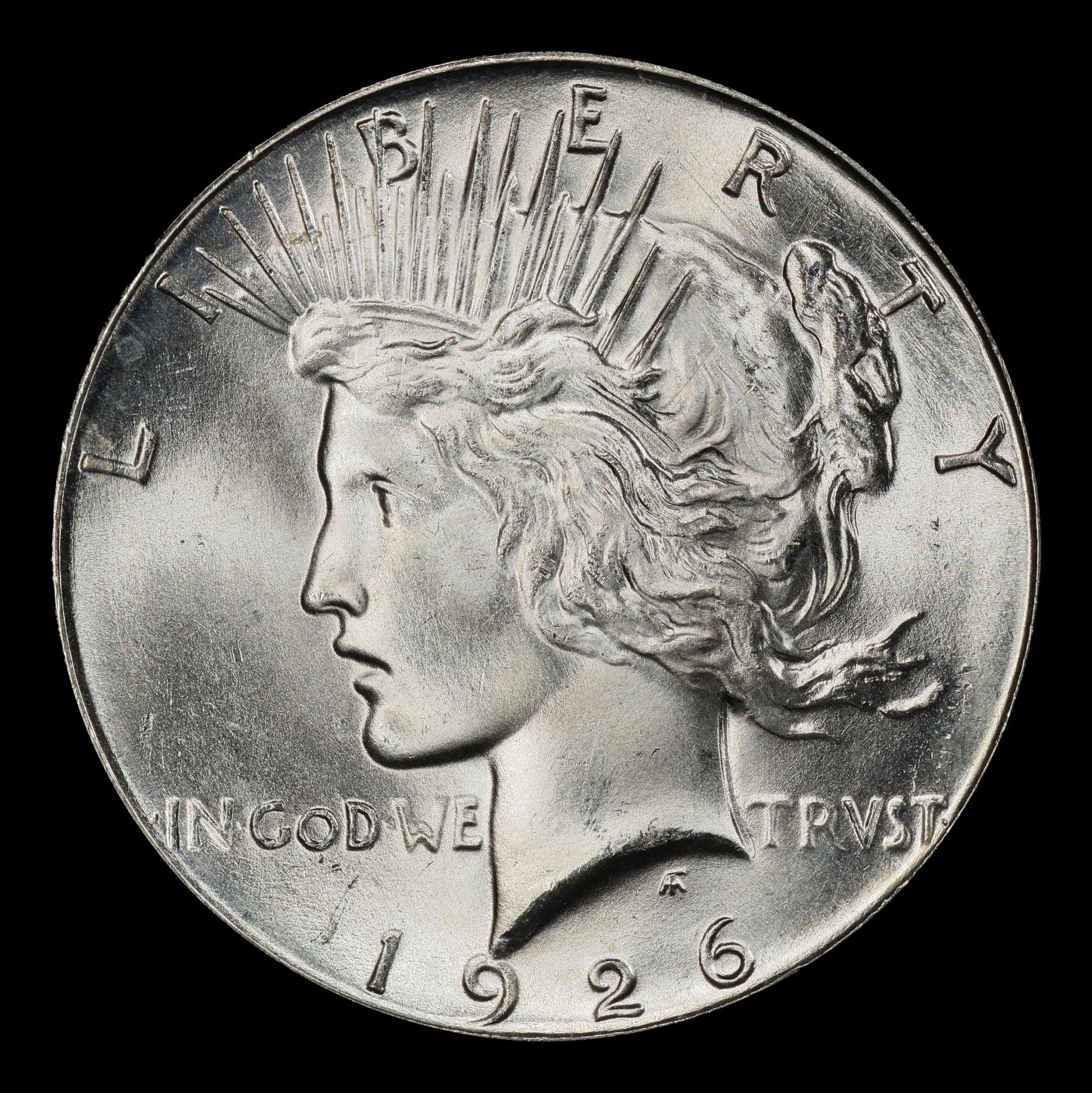 1926-d Peace Dollar $1 ms66 SEGS