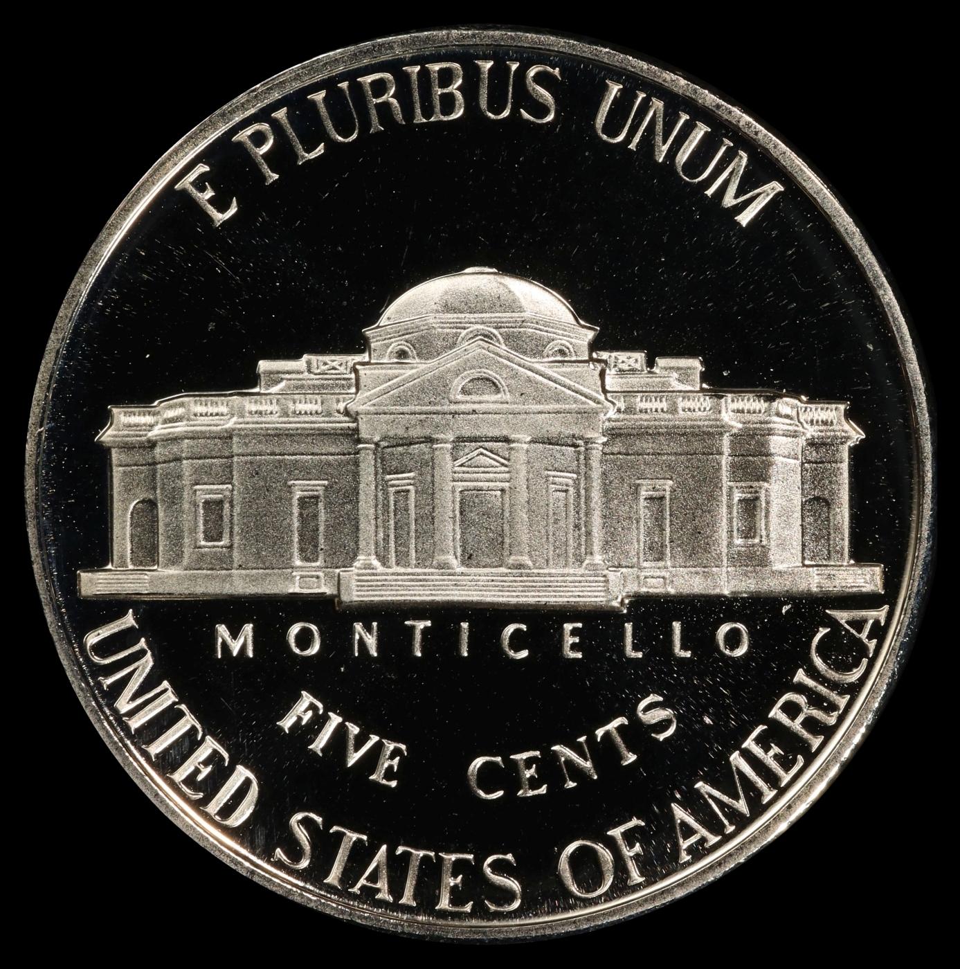 1995-s Proof Jefferson Nickel 5c pr70 dcam SEGS