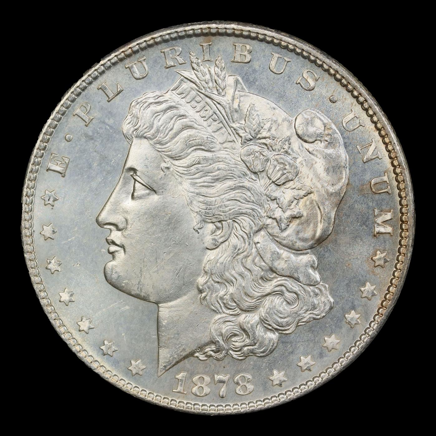 1878-s Morgan Dollar $1 Grades ms64