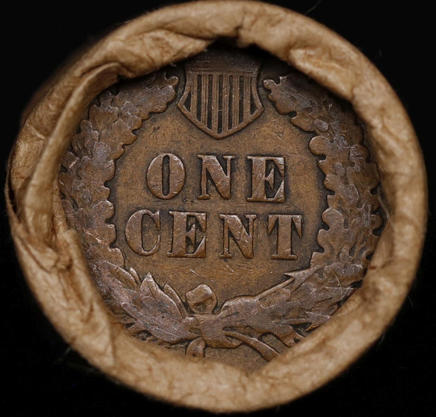 Lincoln Wheat Cent 1c Mixed Roll Orig Brandt McDonalds Wrapper, 1926-d end, Indian other end