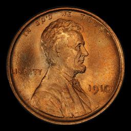 1910-p Lincoln Cent 1c Grades ms66 rd