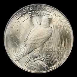 1923-p Peace Dollar Near Top Pop $1 ms66+ SEGS