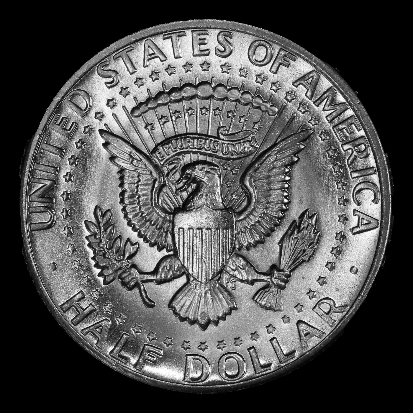 1973-d Kennedy Half Dollar Near Top Pop 50c ms67 SEGS