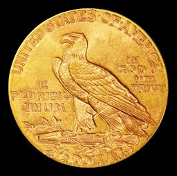 1915-p Gold Indian Quarter Eagle Near Top Pop! $2 1/2 ms65 SEGS